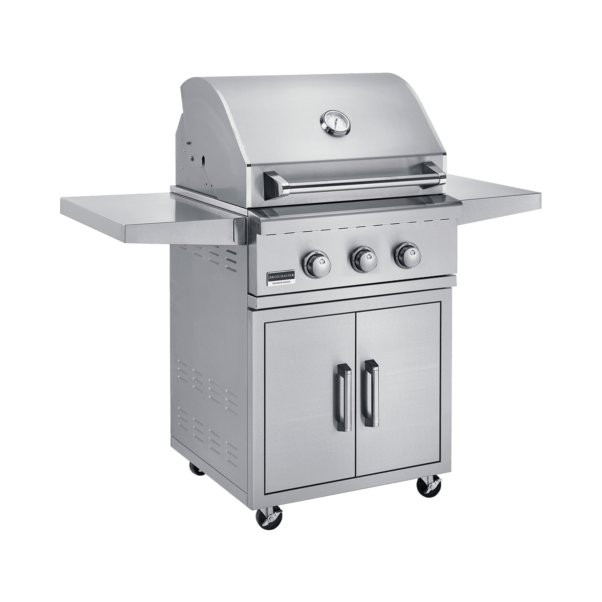 Broilmaster B-Series Basic 25 natural gas grill with stainless cart