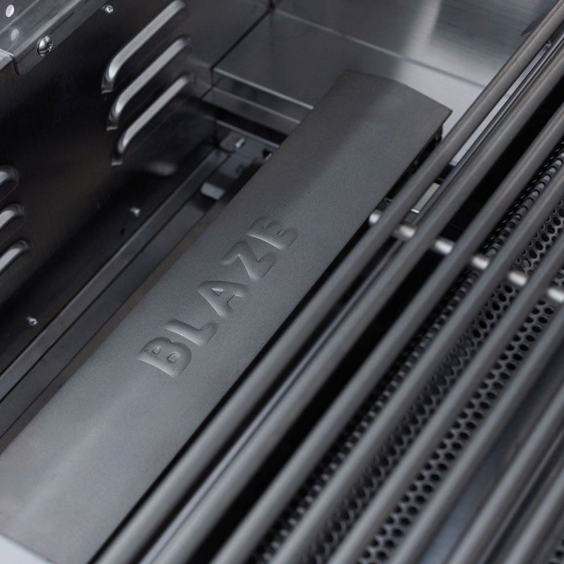 Blaze BCM burner and flame tamer detail