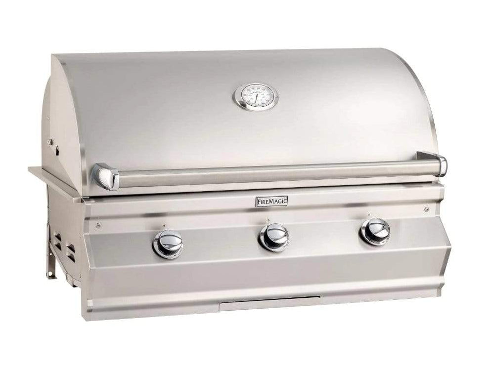 Fire Magic C650i built-in grill closed hood manufacturer product photograph