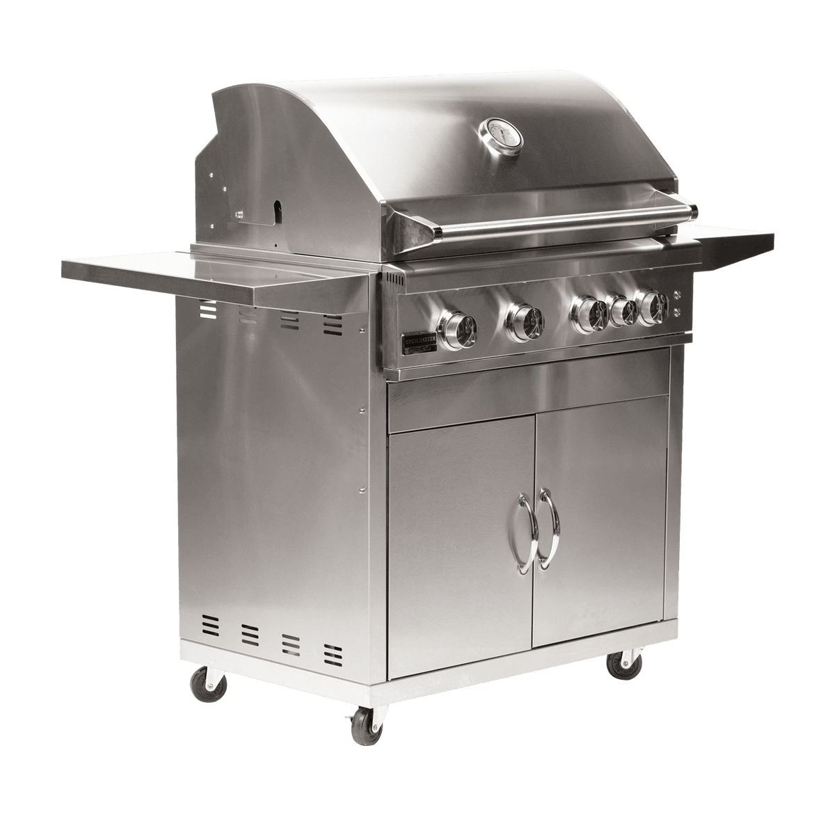 Broilmaster B-Series Loaded 32 grill with BSACT32 stainless cart