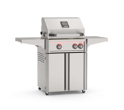 AOG 24-inch L-Series grill with optional 24CRT-25 cart base, sold separately