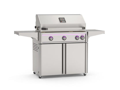 AOG 36-inch L-Series grill with optional 36CRT-25 cart base, sold separately
