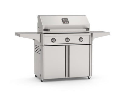 AOG 36-inch T-Series grill with optional 36CRT-25 cart base, sold separately