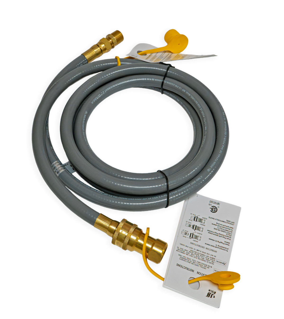 AOG 5110-03 natural gas hose with quick disconnect factory photo