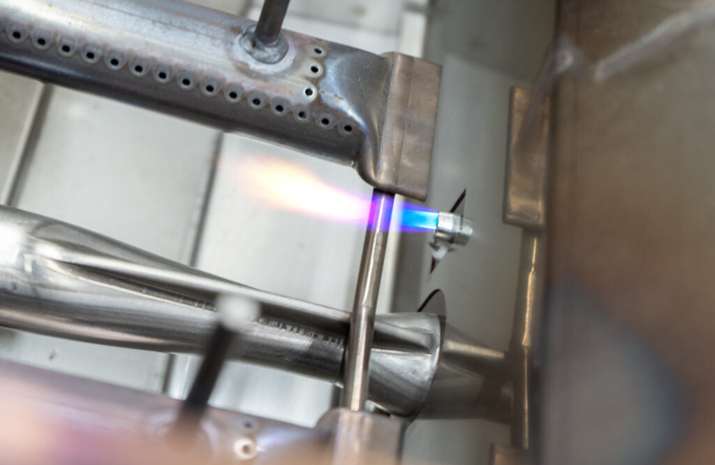 AOG L and T Series factory Flame Thrower ignition detail