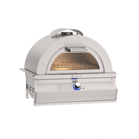 Fire Magic Aurora 4600 built-in gas pizza oven head front view