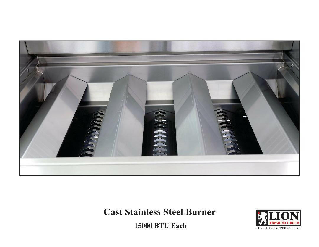Lion 32 Inch 4 Burner Gas Grill - L60000 - Natural Gas - Texas Outdoor Patio Center
