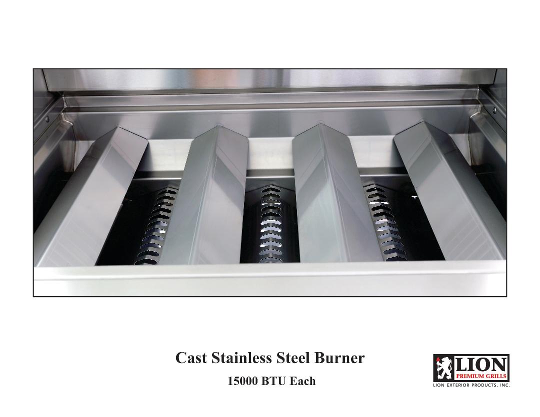 Lion 32 Inch 4 Burner Gas Grill - L75000 Natural Gas - 75623 - Texas Outdoor Patio Center