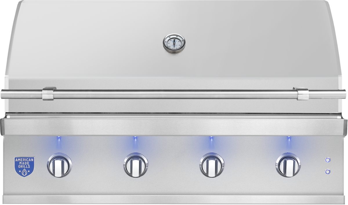 American Made Grills Atlas 42 inch built-in gas grill front closed