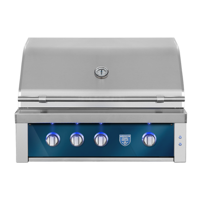 American Made Grills Freedom Blue decorative faceplate