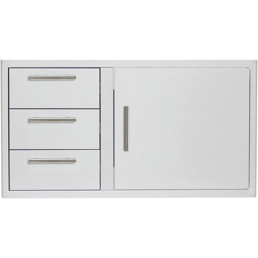 Blaze 39 Inch Access Door and Triple Drawer Combo - BLZ-DDC-R-39-LTSC
