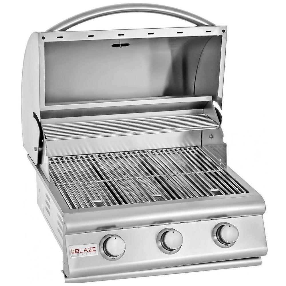 Blaze 25 Inch LBM 3 Burner Natural Gas - BLZ-3LBM-NG - Texas Outdoor Patio Center