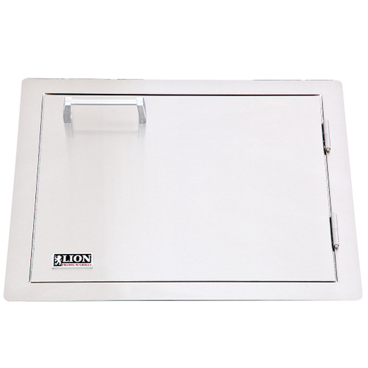 Lion 22 Inch Horizontal Single Door with Towel Rack