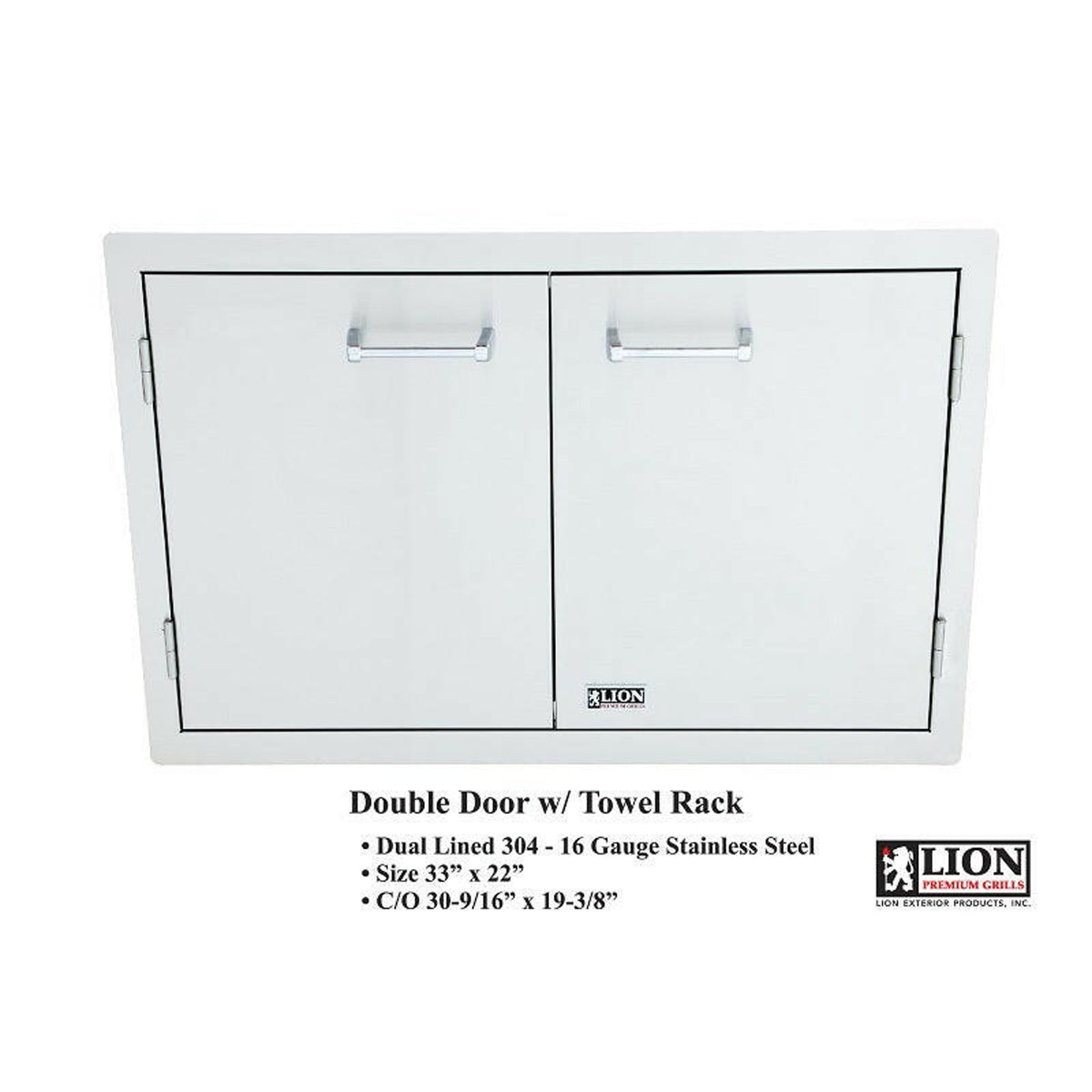 Lion 33 Inch Double Access Door - L3322