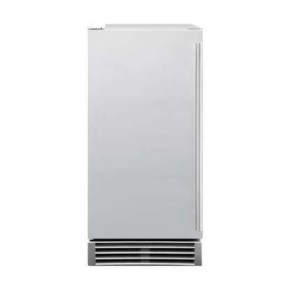 AMD IM-15 15-inch outdoor rated cube ice maker front view