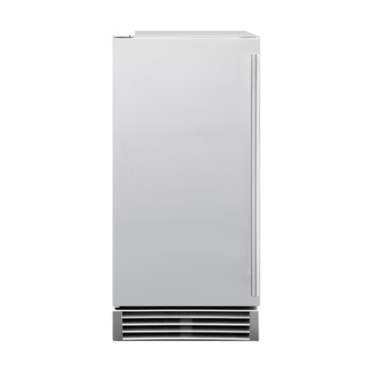 AMD IM-15 15-inch outdoor rated cube ice maker front view