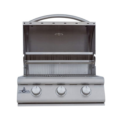 Blaze BCM 25 inch built-in gas grill open cooking area