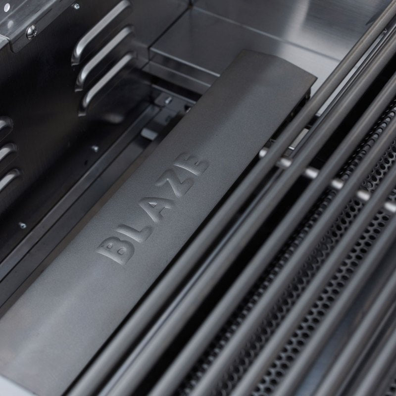 Blaze BCM burner and flame tamer detail