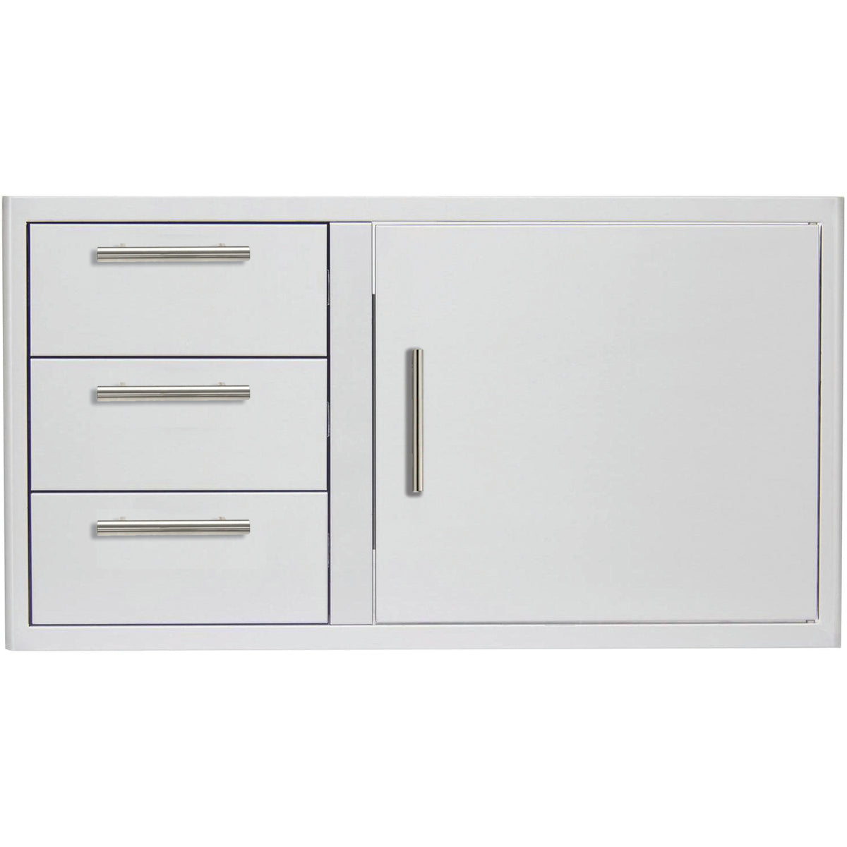 Blaze 39 inch access door and triple drawer combo BLZ-DDC-R-39-LTSC
