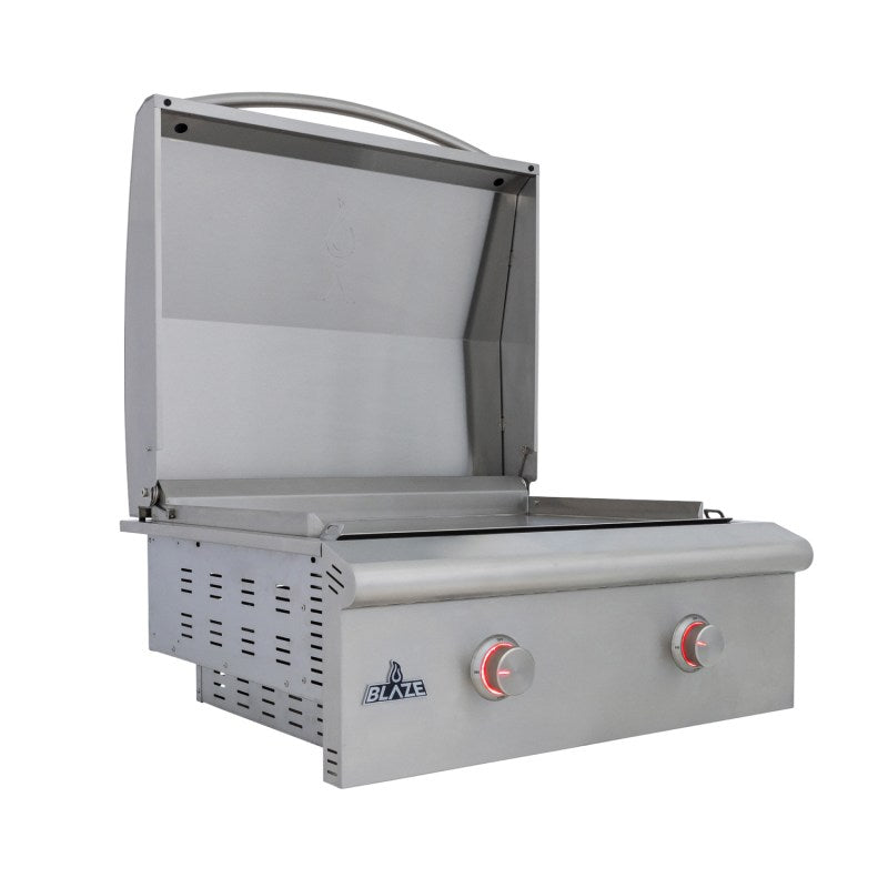 Blaze LTE+ 30 inch griddle control and front detail