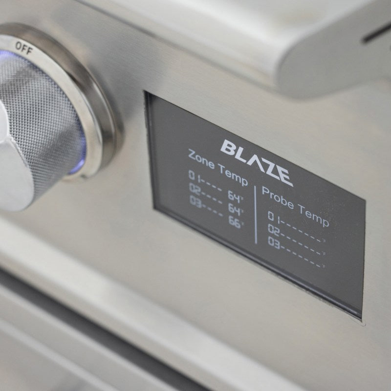 Blaze LTE PRO digital temperature display detail
