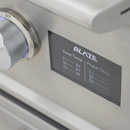 Blaze LTE PRO digital temperature display detail