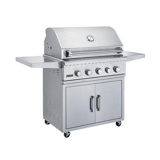 Broilmaster B-Series Basic 32 special-order grill with BSACT32 stainless cart