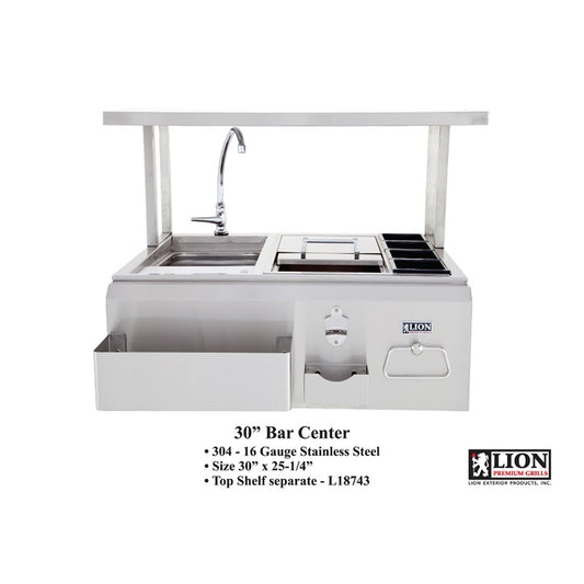 Lion 30 Inch Bar Center - 19836 - full product view