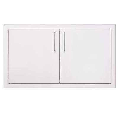 TrueFlame masonry double access door clean product image