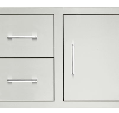 TrueFlame masonry door and drawer combo clean product image