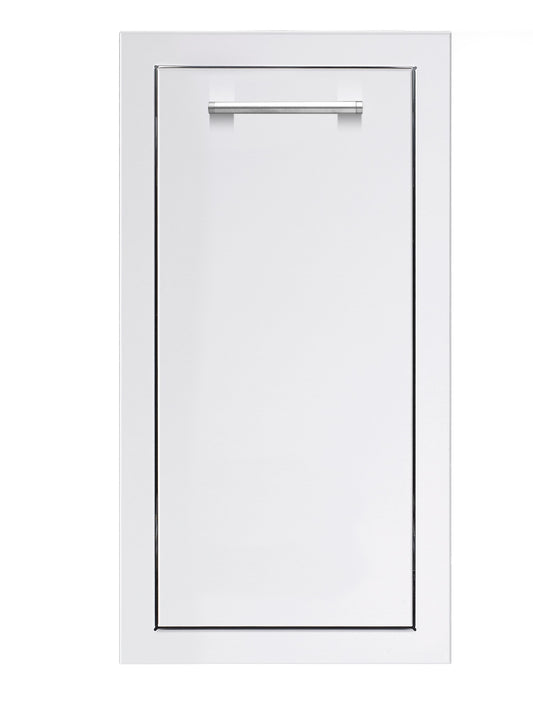TrueFlame TF-TD1-14-A 14 inch narrow trash drawer front view