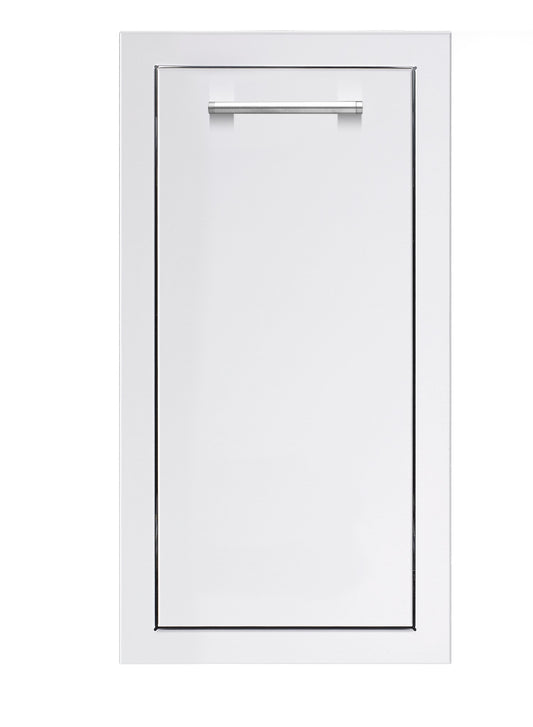 TrueFlame TF-TD1-14M-A 14 inch masonry narrow trash drawer front view