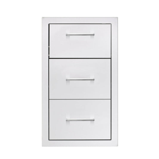 TrueFlame TF-TDC-17M-A 17-inch masonry 2-drawer and paper towel holder combo