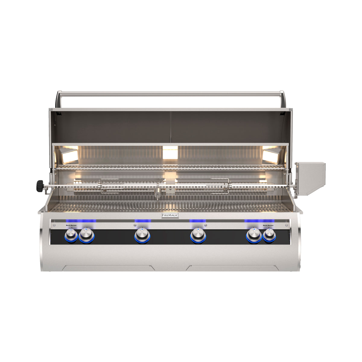 Fire Magic E1060i factory open hood interior