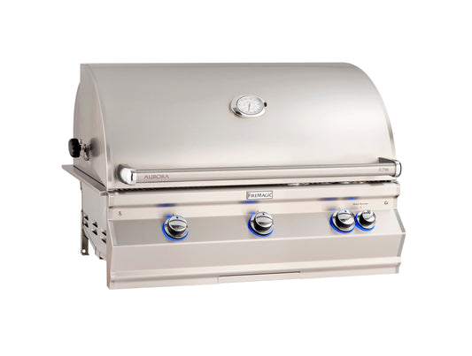 Fire Magic Aurora A790i built-in grill closed hood manufacturer product photo
