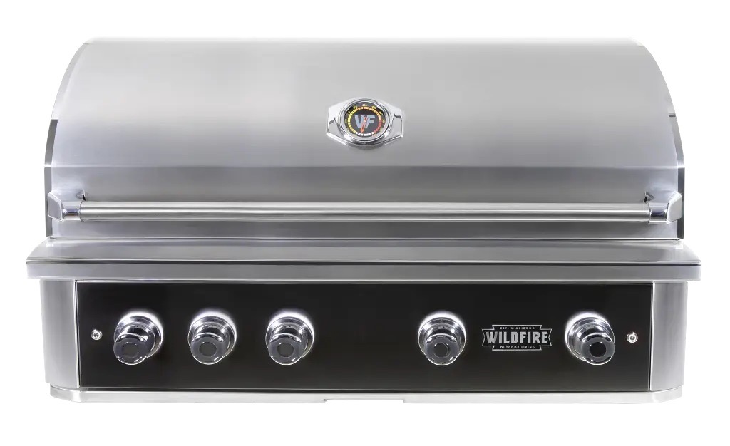Wildfire Grill  The Ranch Pro 42 Inch Gas Grill Black 304 – WF-PRO42G-RH